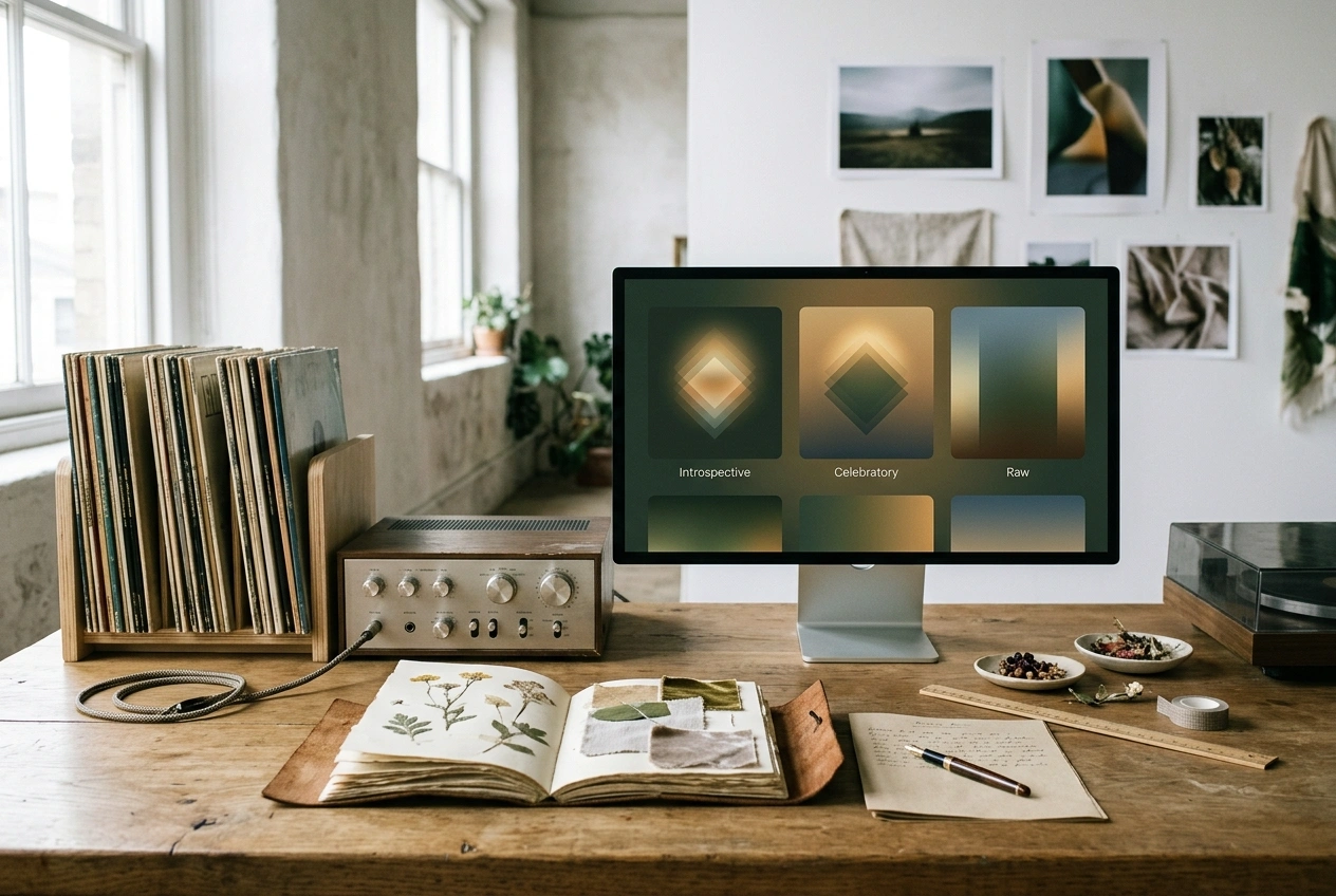 AI lyric writer emotion and theme selection