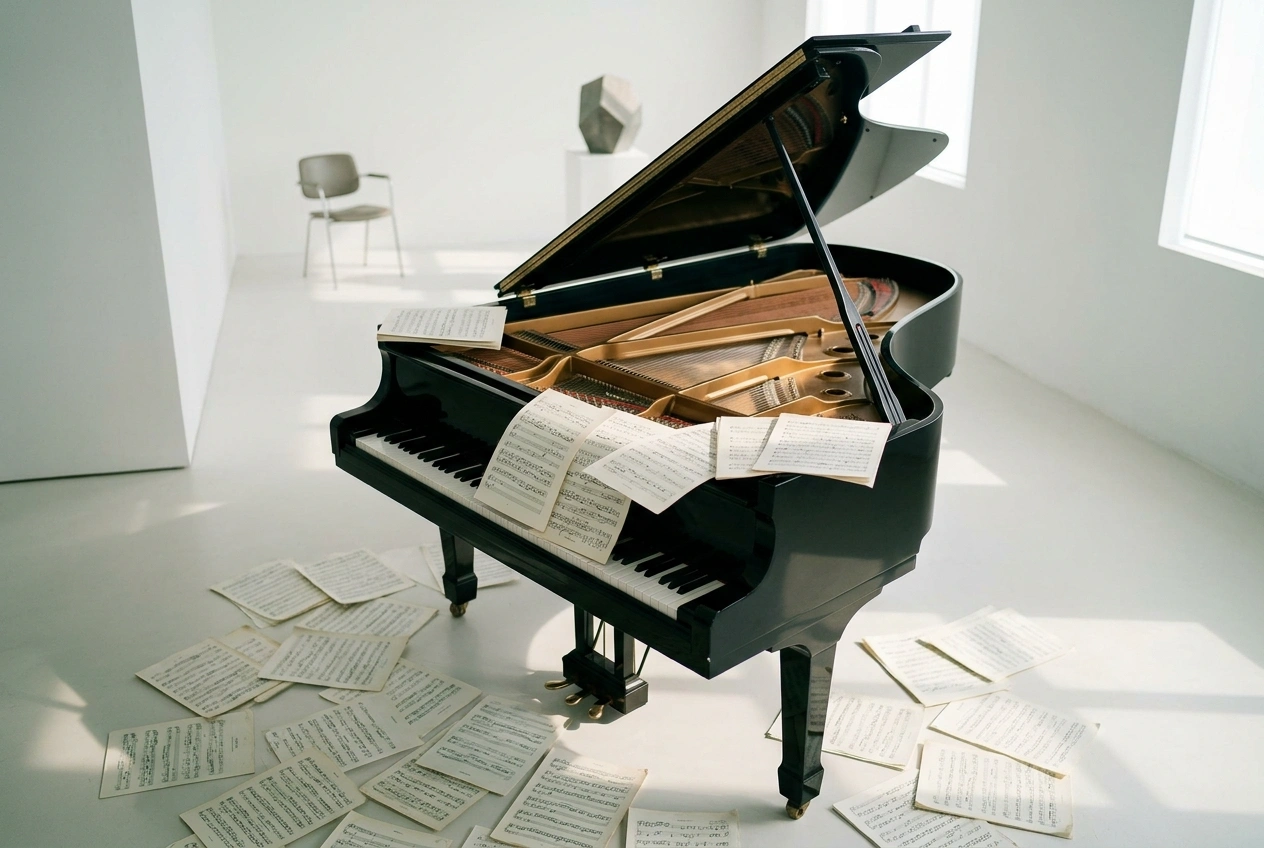 AI Piano style selection across multiple musical genres