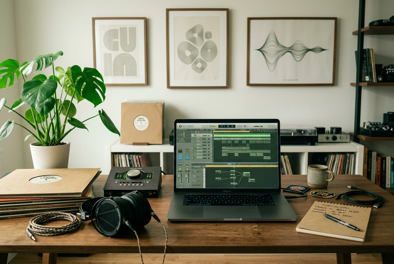 AI Hip Hop Music Generator creating professional beats