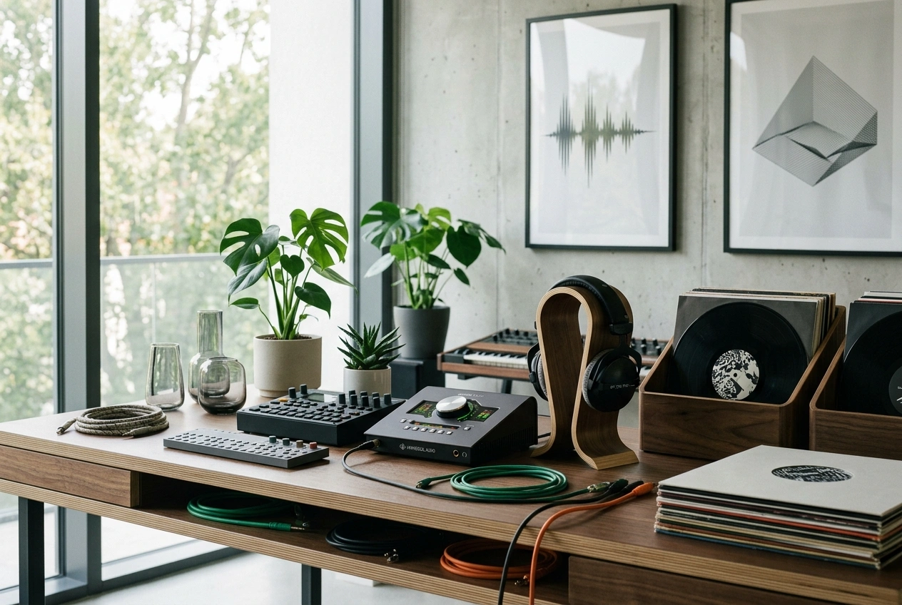 AI Electronic Music Generator interface showing genre selection