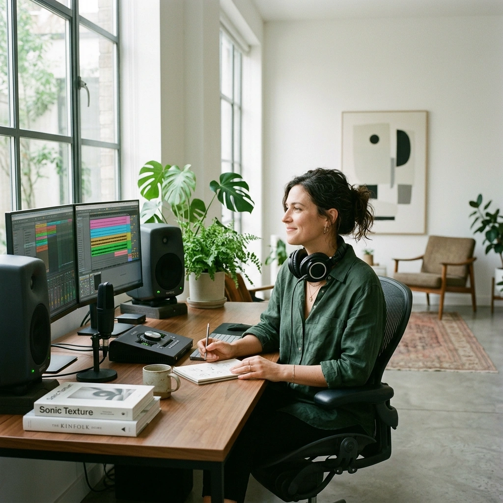 Brand team using AI Electronic Music Generator