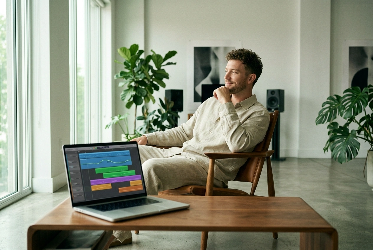 Producer electronic pop music maker software interface