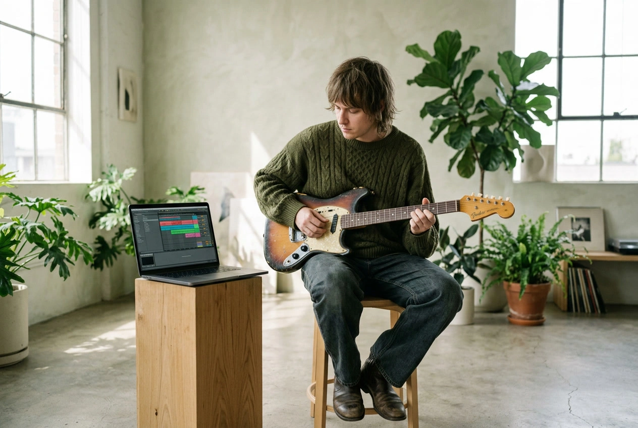 AI Indie Rock Music Generator for artists