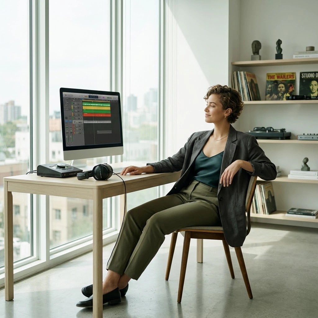 Podcast producer integrating AI Reggae Music Generator