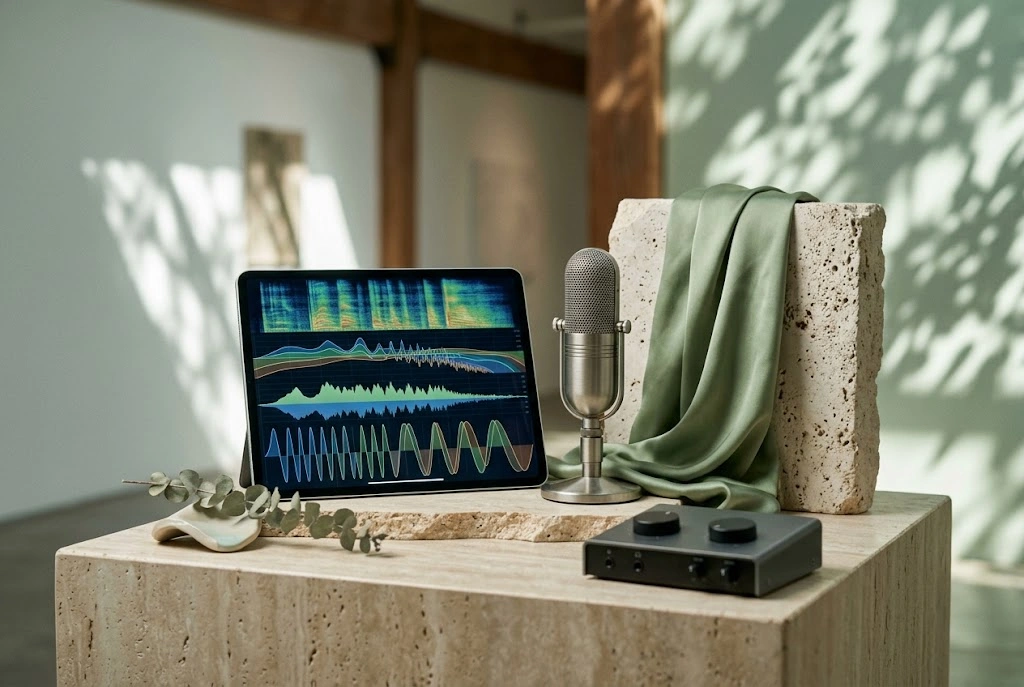 Vocal selection AI Mashup Music Generator menu