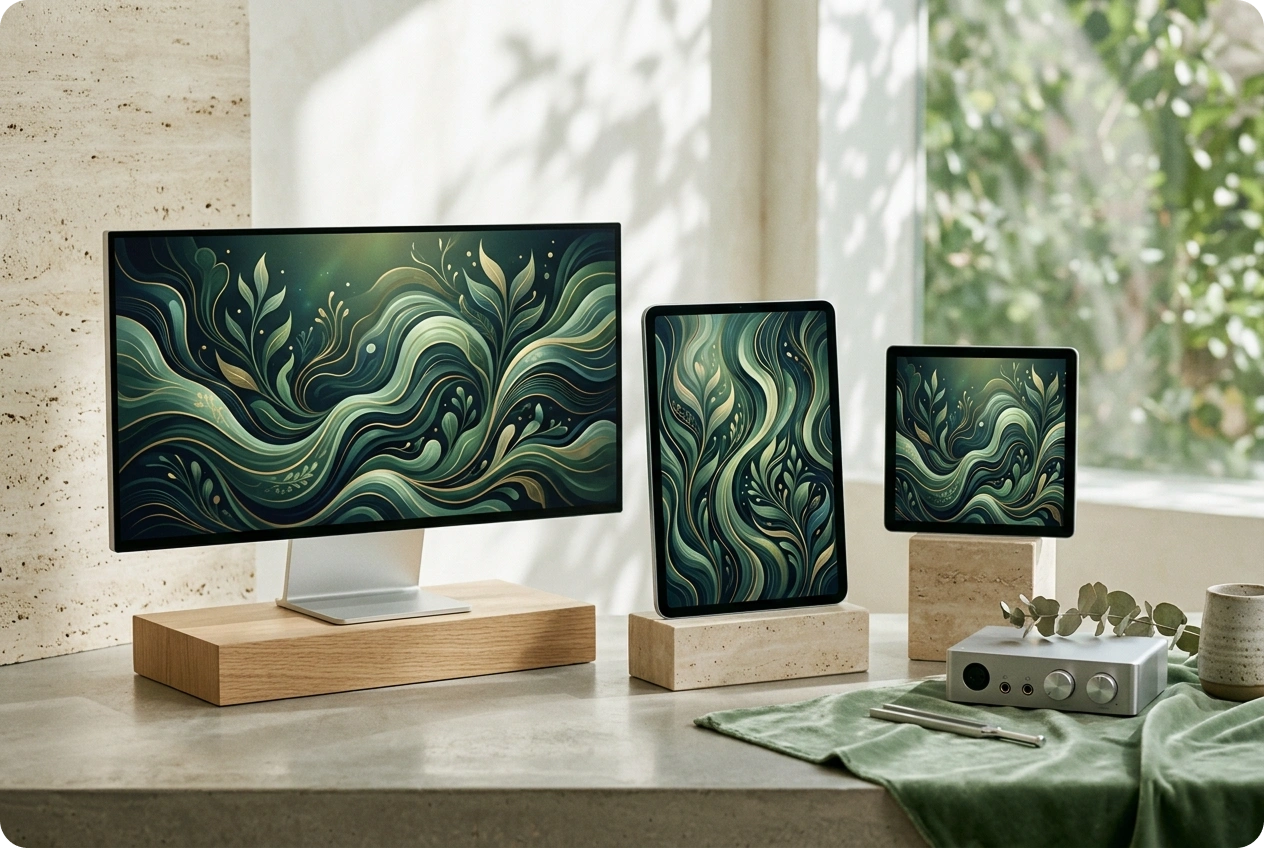 AI music visualizer exporting video formats