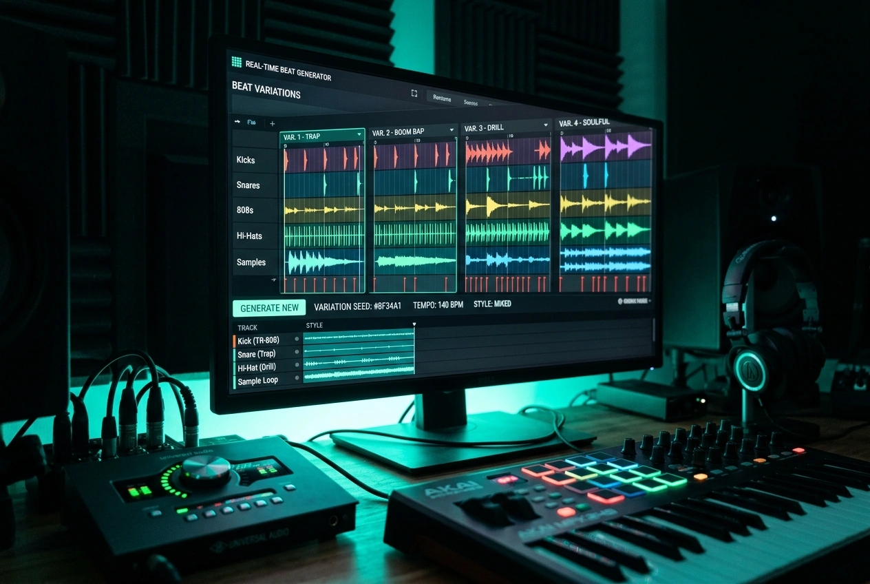 Geração de Batidas Impulsionada por IA