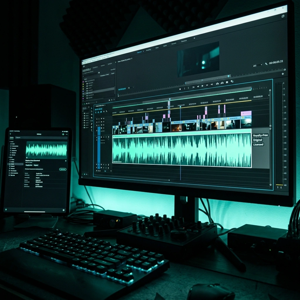 Integrated Royalty-Free Music Library