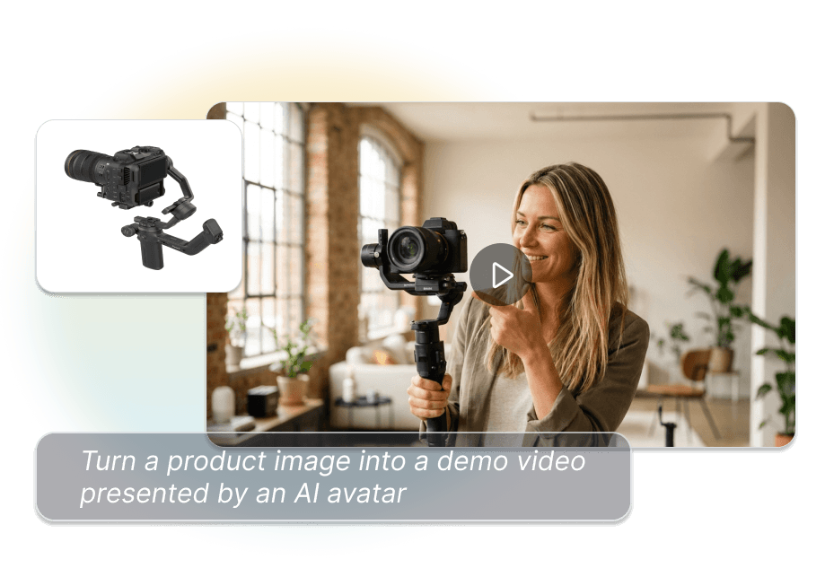 Generador de videos de demostración de productos con AI