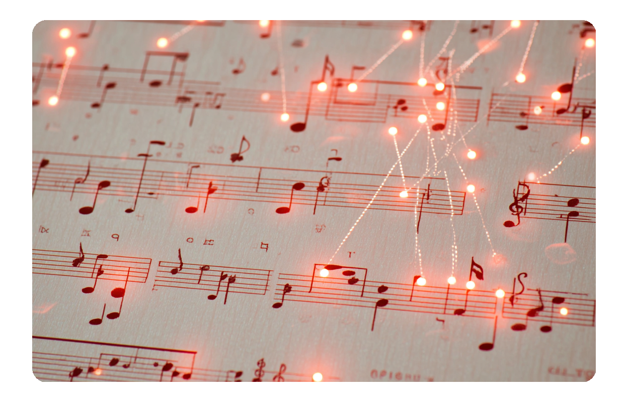 Gerador de Músicas com IA convertendo texto em música