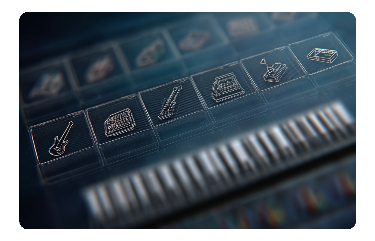 R&B Music Generator instrument selection