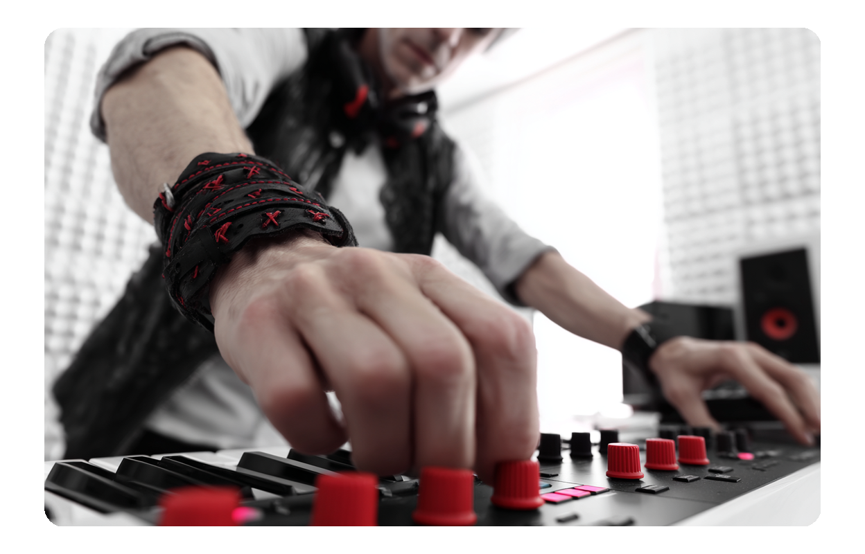 Customizing a rock music generator song.