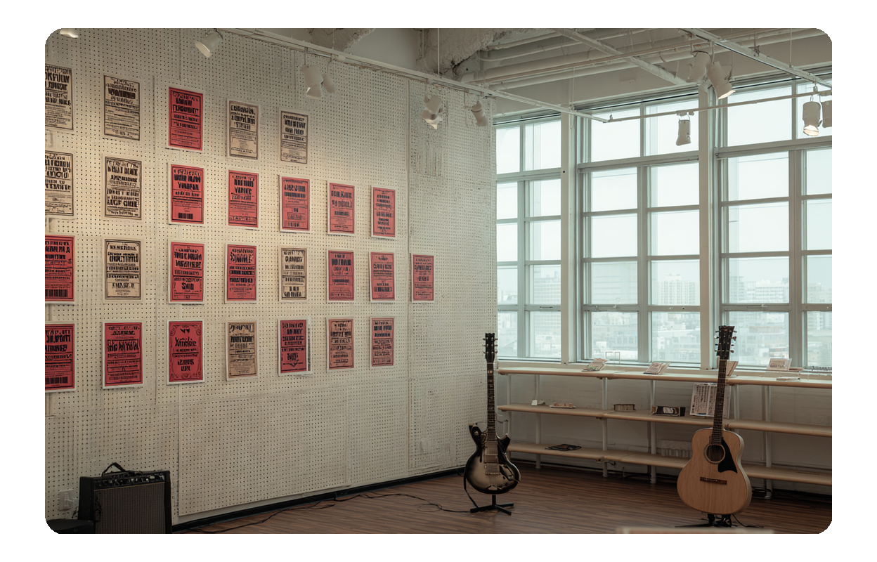 Exploring diverse punk music generator styles.