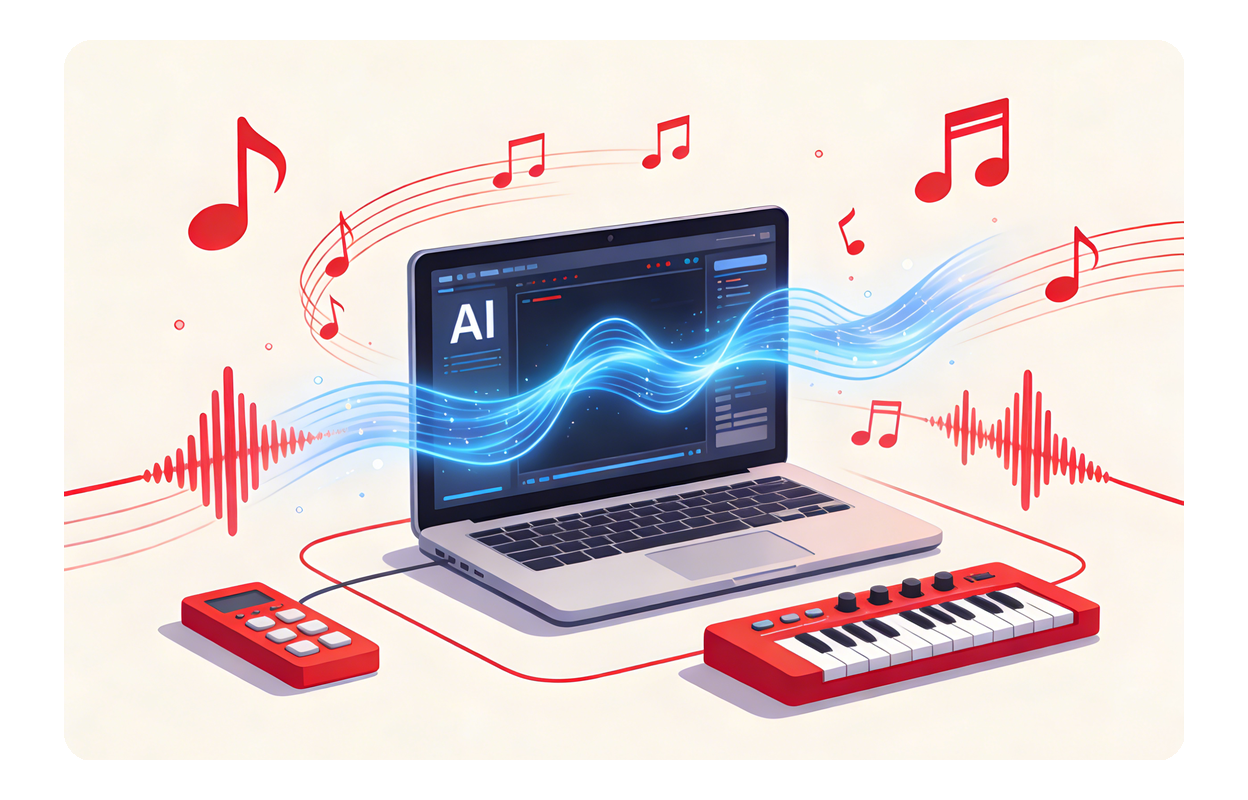Instant melody generation with EDM Music Generator.
