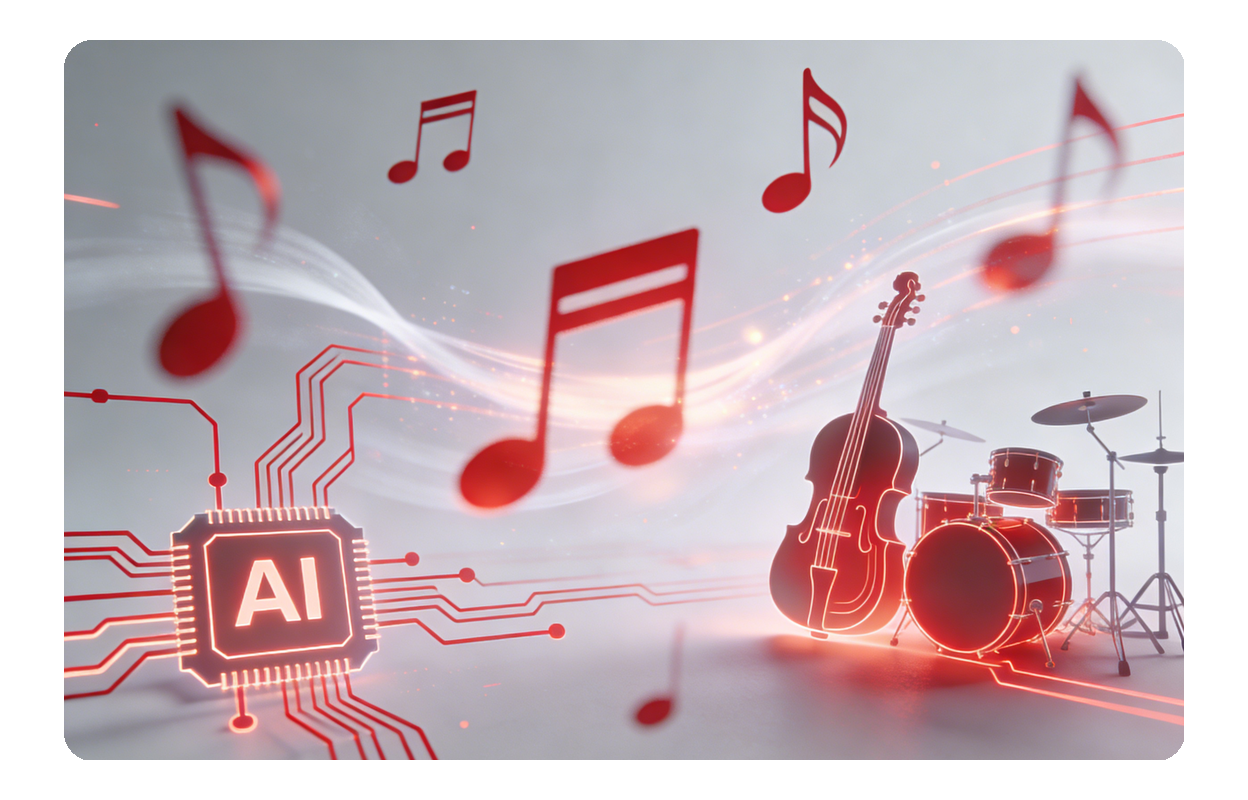 AI composing Trance Music Generator melodies.