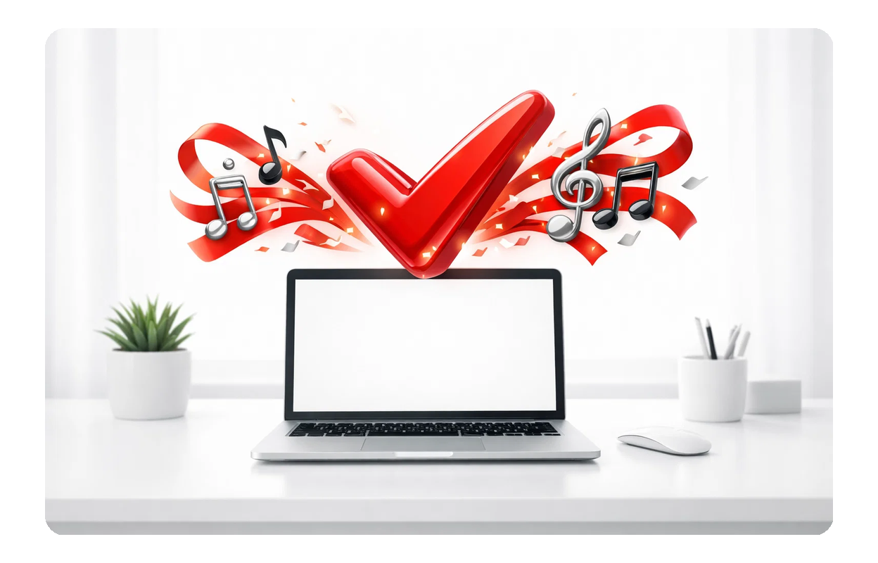 Royalty-free acoustic music licenses.