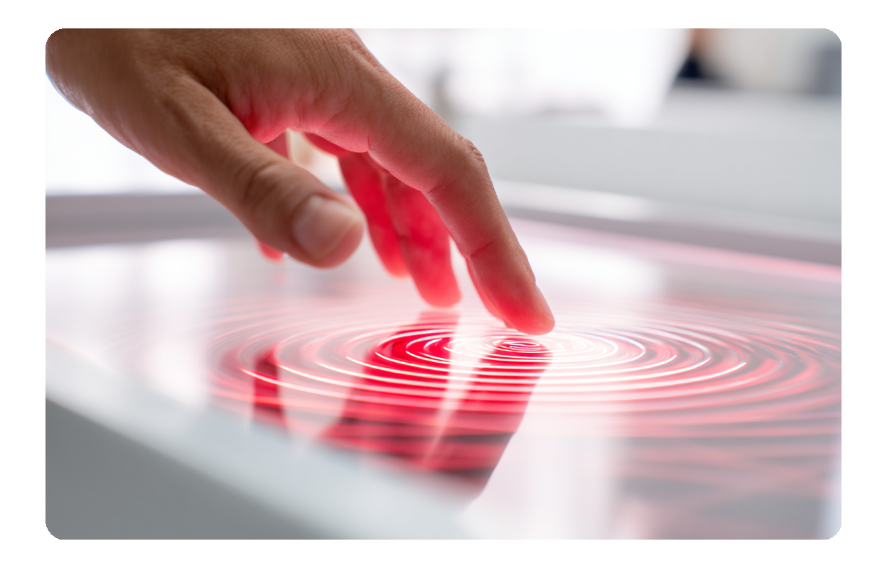 User customizing ambient music generator settings
