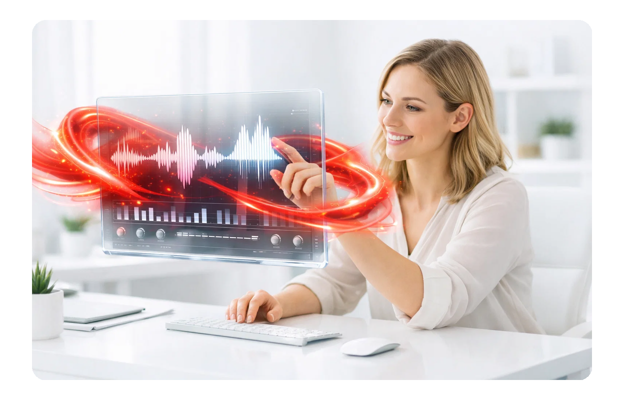 Easy-to-use ambient music generator interface