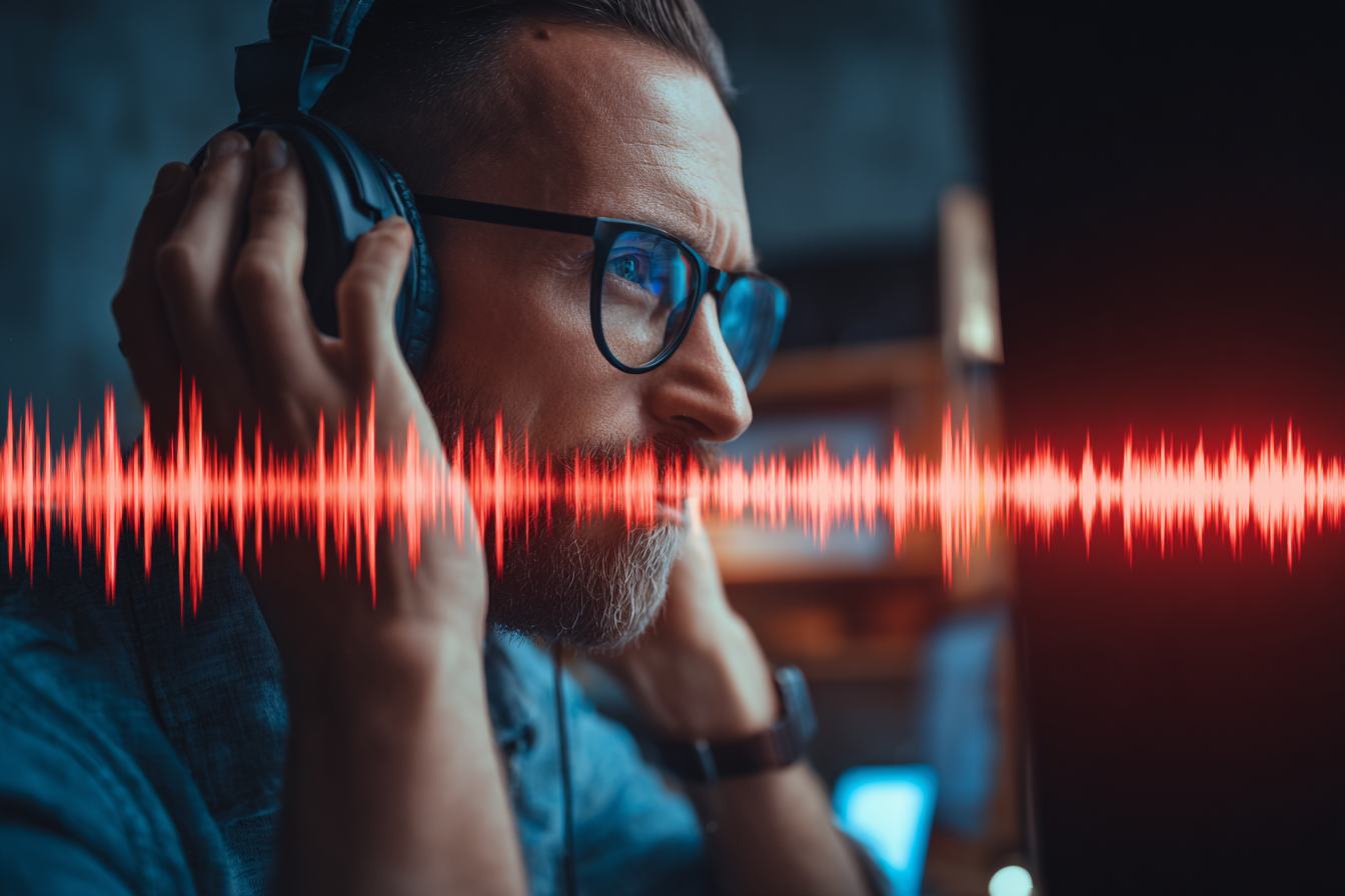 Content creator generating music with Songwriter AI.