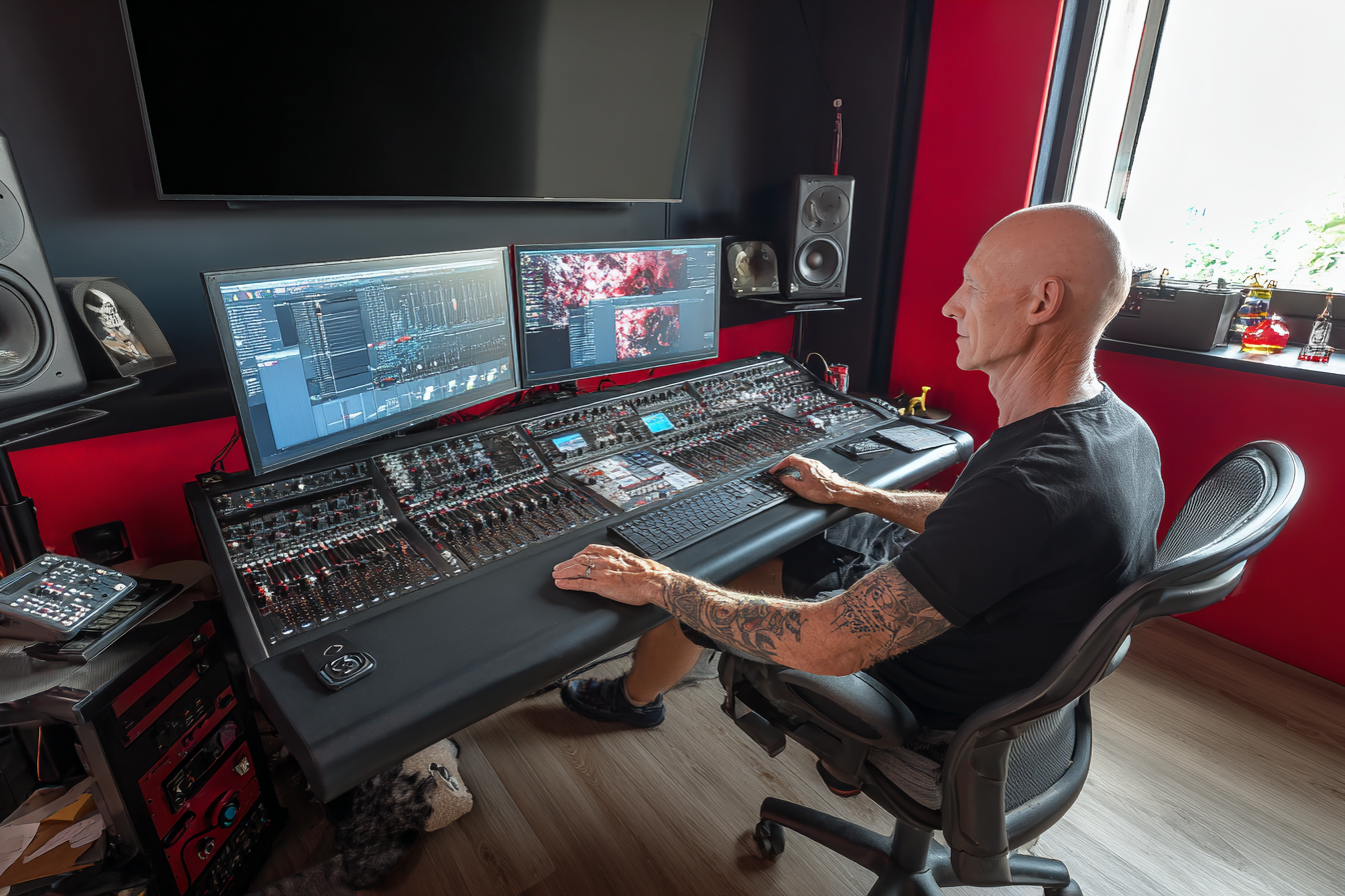 Producer collaborating with Songwriter AI.