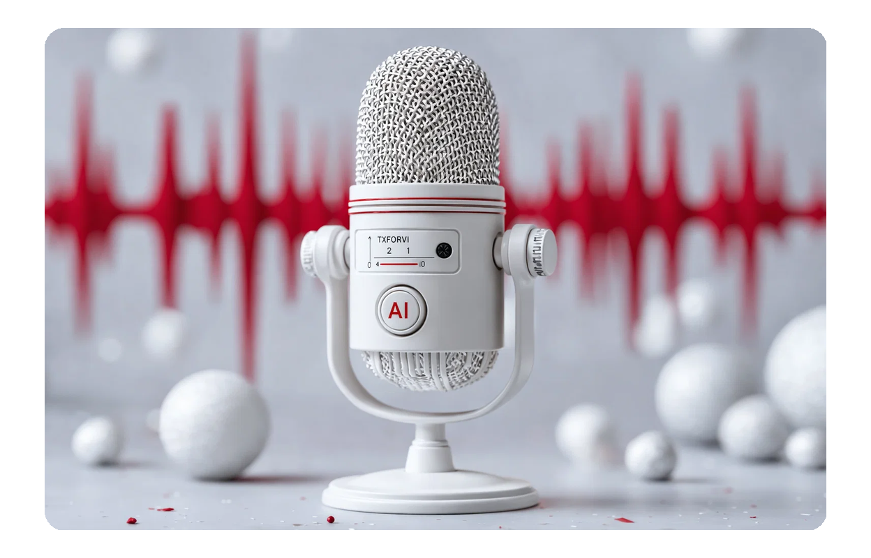 AI vocal splitter separating audio tracks.