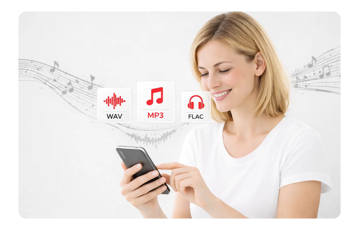 Multiple file formats for vocals extractor.