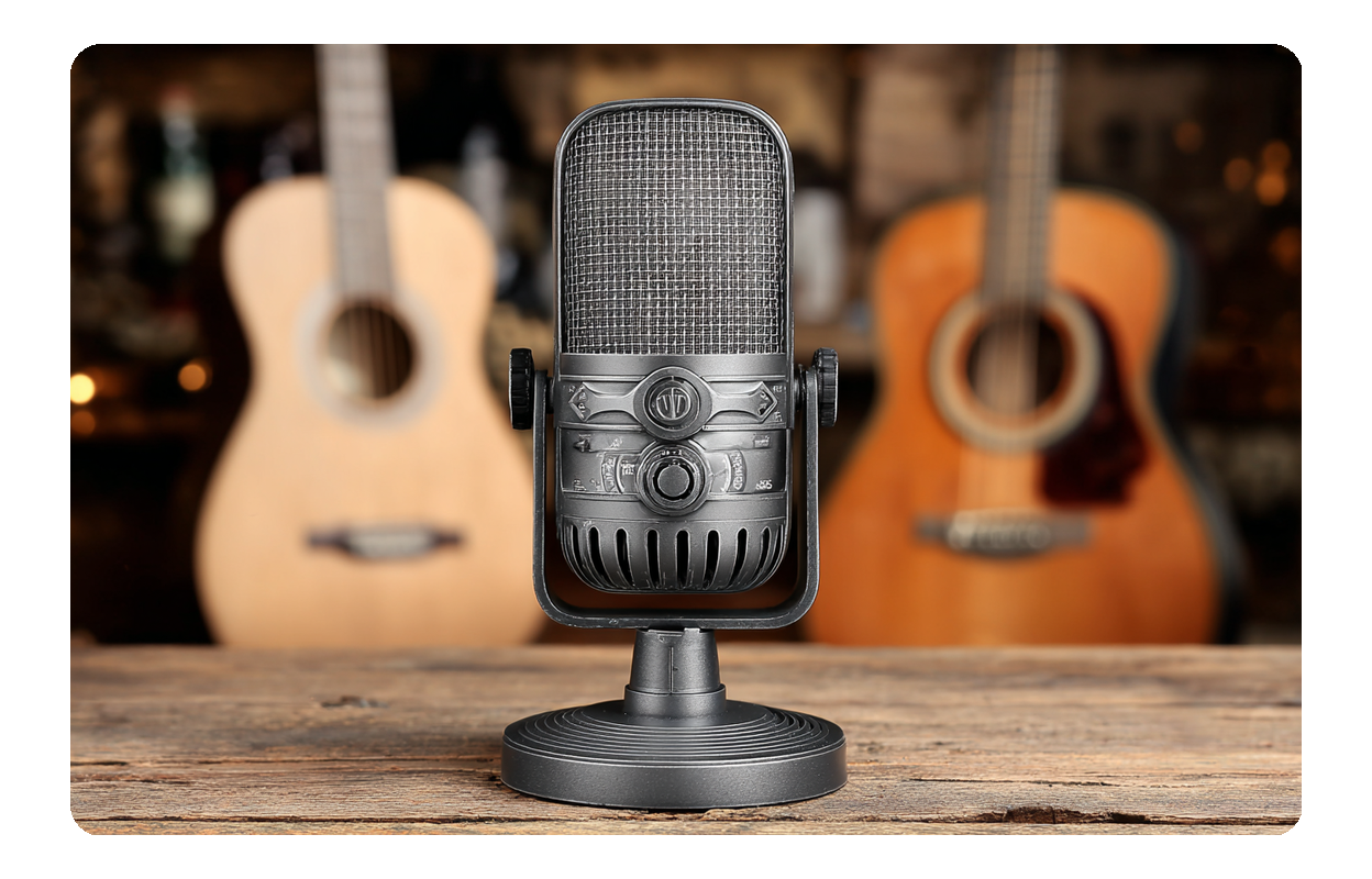 AI separating vocals from music track.