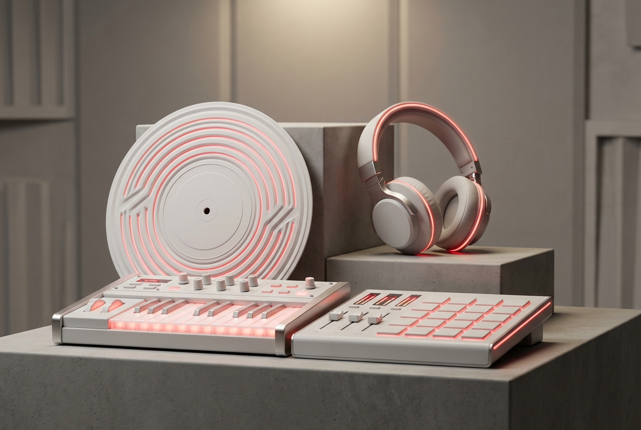 Random beat generator supporting multiple music genres