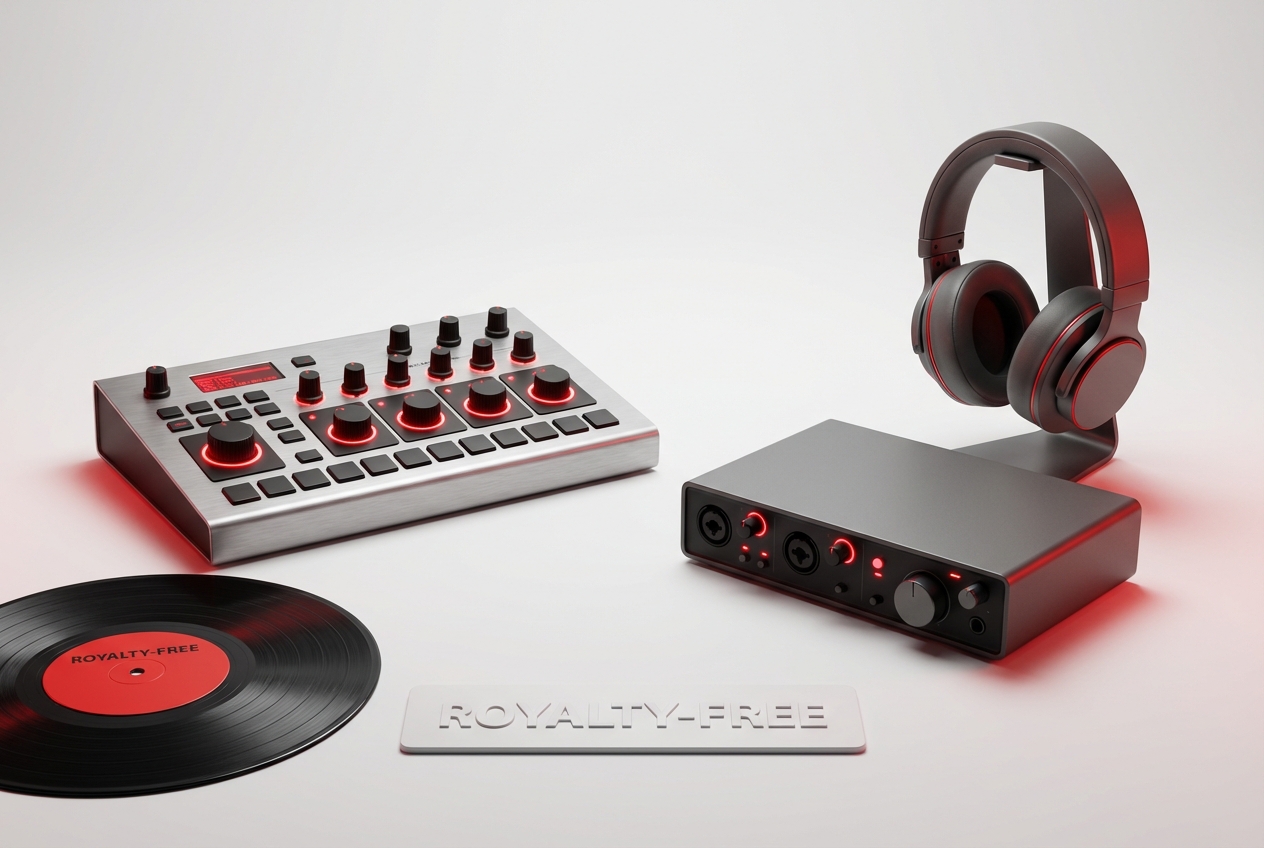 AI random beat generator creating instant music beats