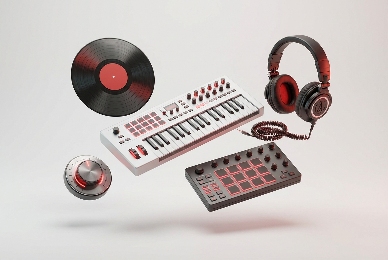 Random beat generator with customization controls interface