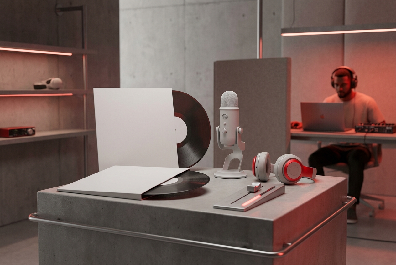 Content creator with random beat generator beats