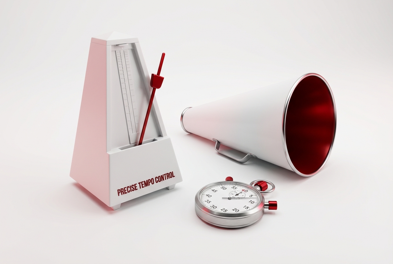 Tempo slider on cheer music maker