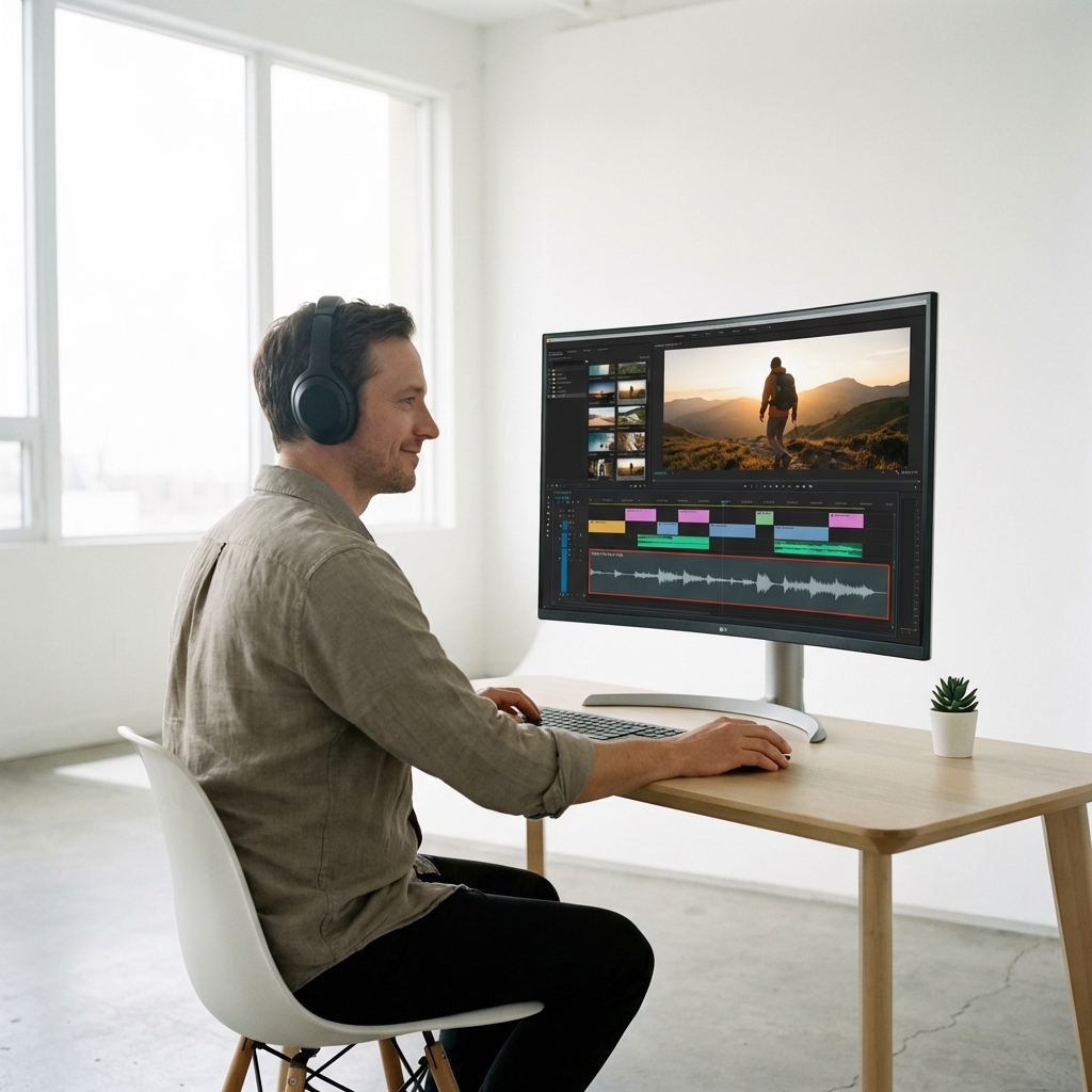 Content creator using Piano Music Maker software