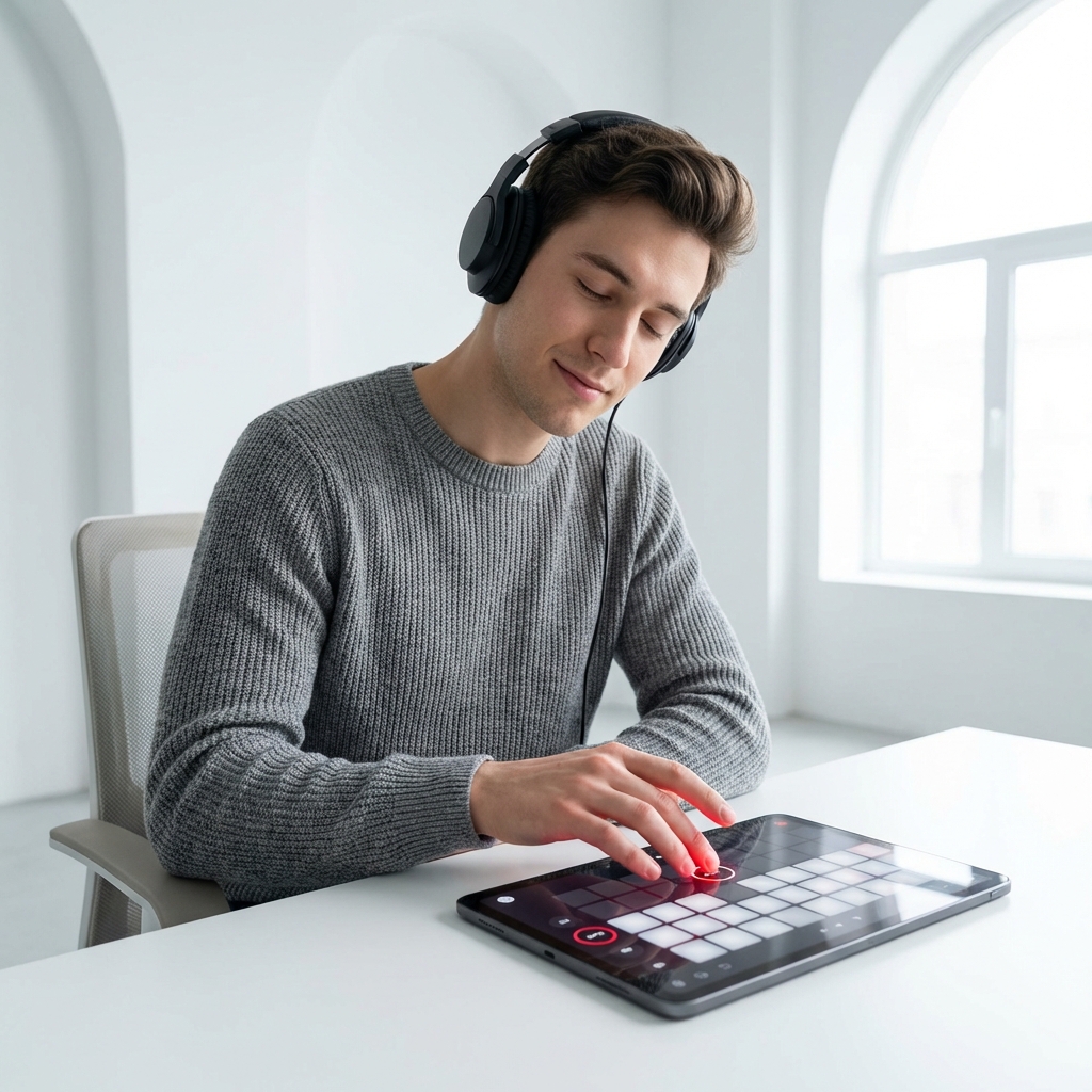 DJ Beat Maker interface for beginners