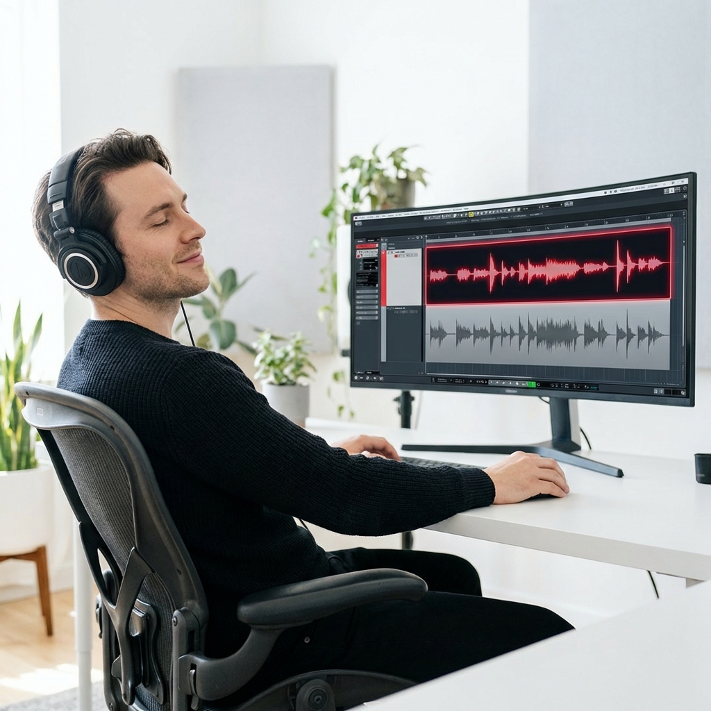 Music producer using beat remover for remixing