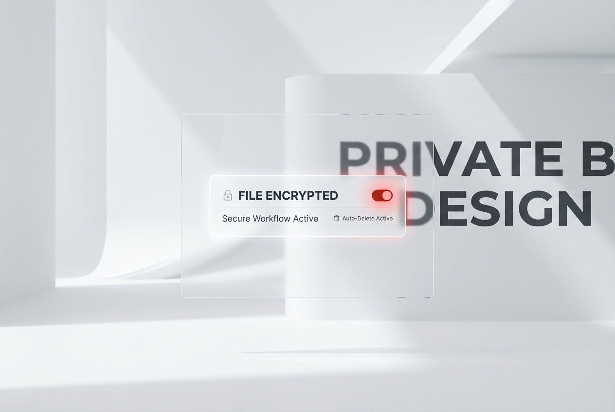 Secure lock icon for online instrumental maker