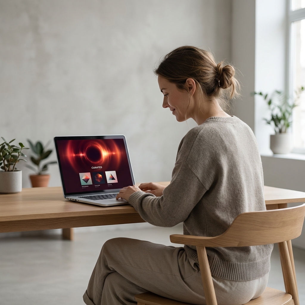Playlist curator testing Spotify Music Visualizer