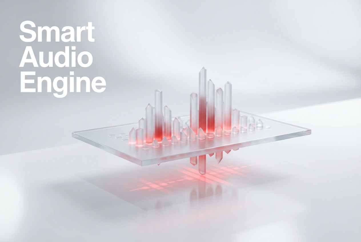 Smart audio analysis in Apple Music visualizer