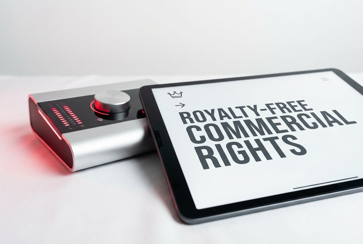 Commercial license included with text to song generator