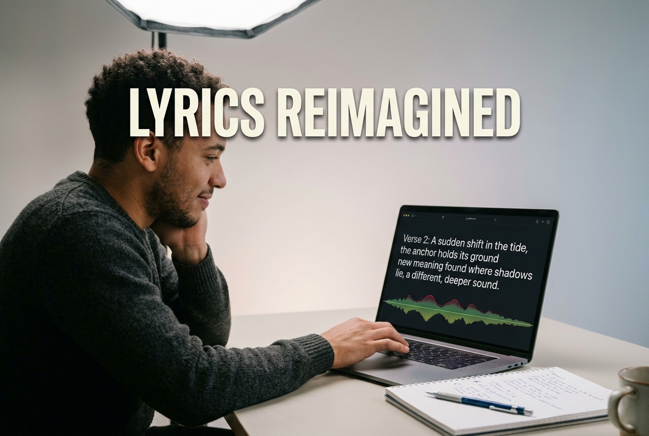 AI Remix lyric replacement with original melody preservation