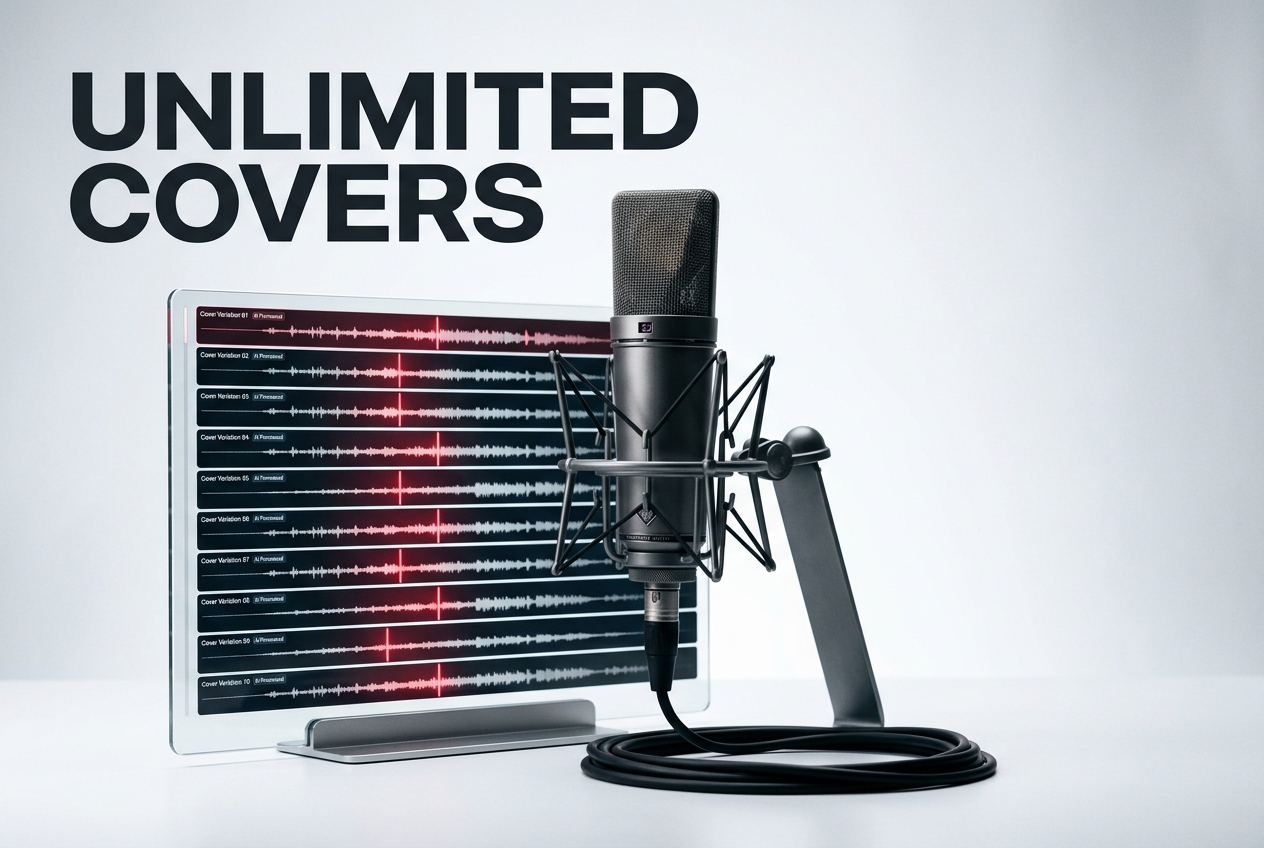 Unlimited celebrity voice cover generation with AI technology