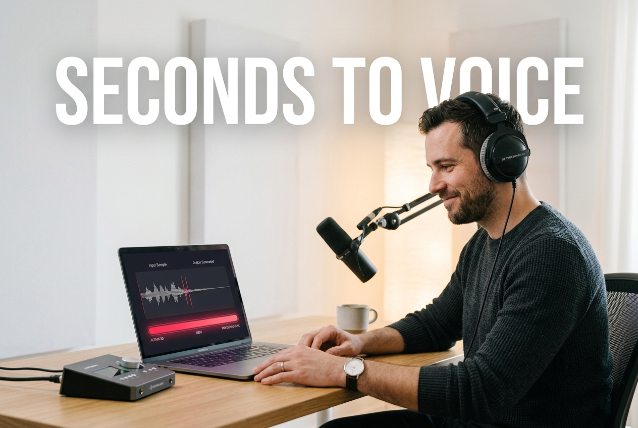 Fast voice model creation with AI Voice Generator Celebrity