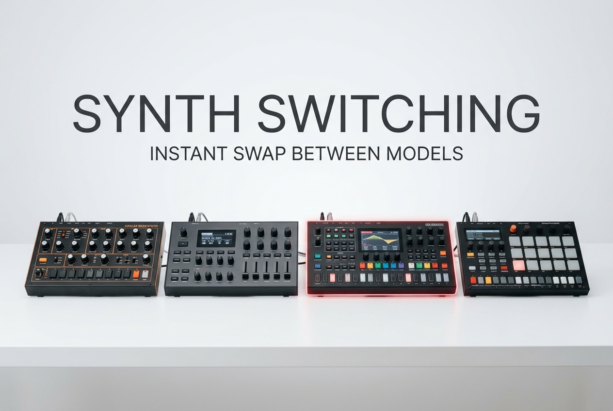 Multiple synth models for AI beat making