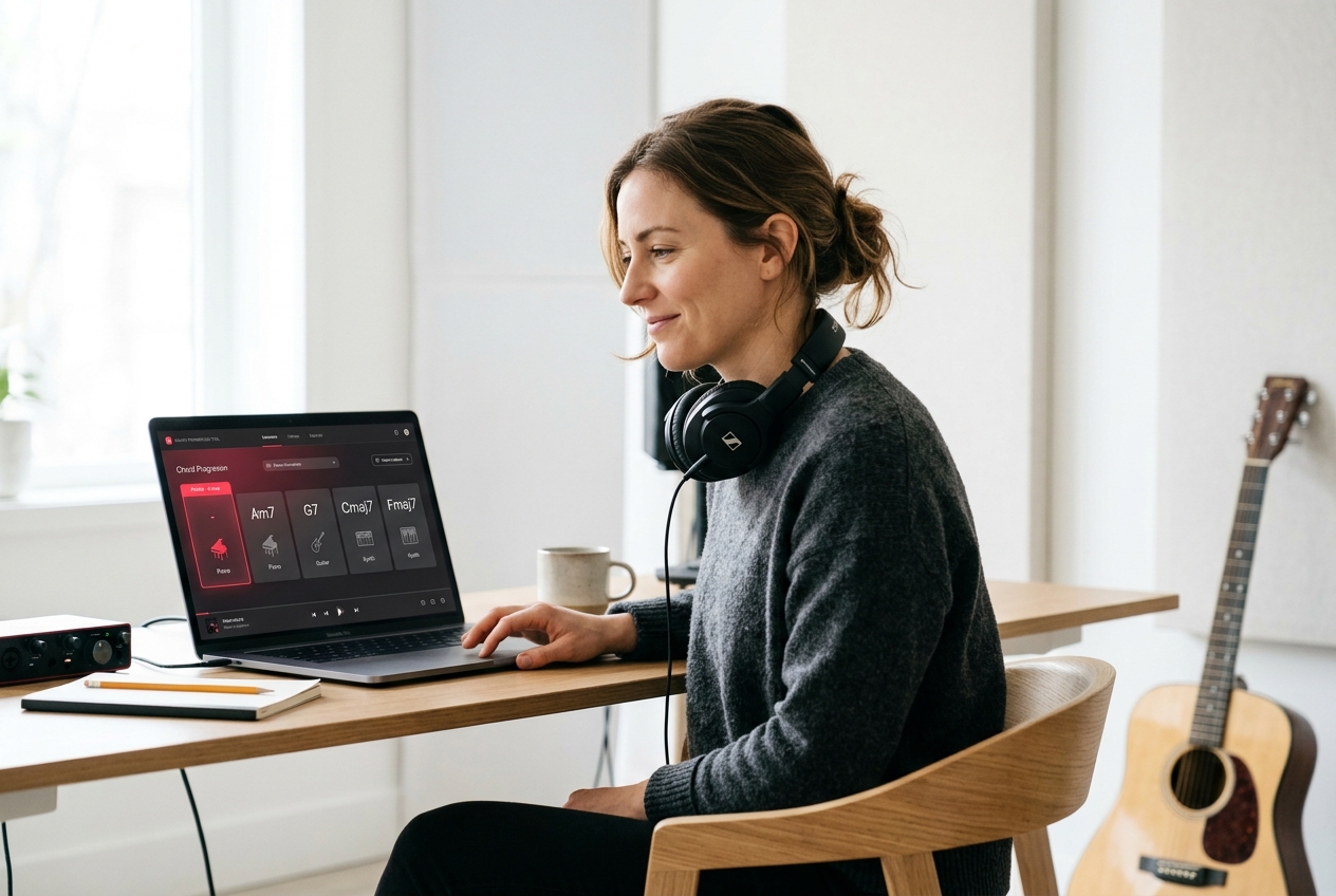 Multi-instrument chord playback