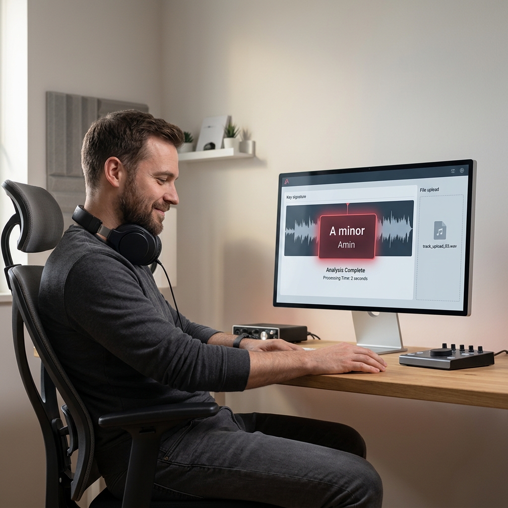 Instant key detection for beats