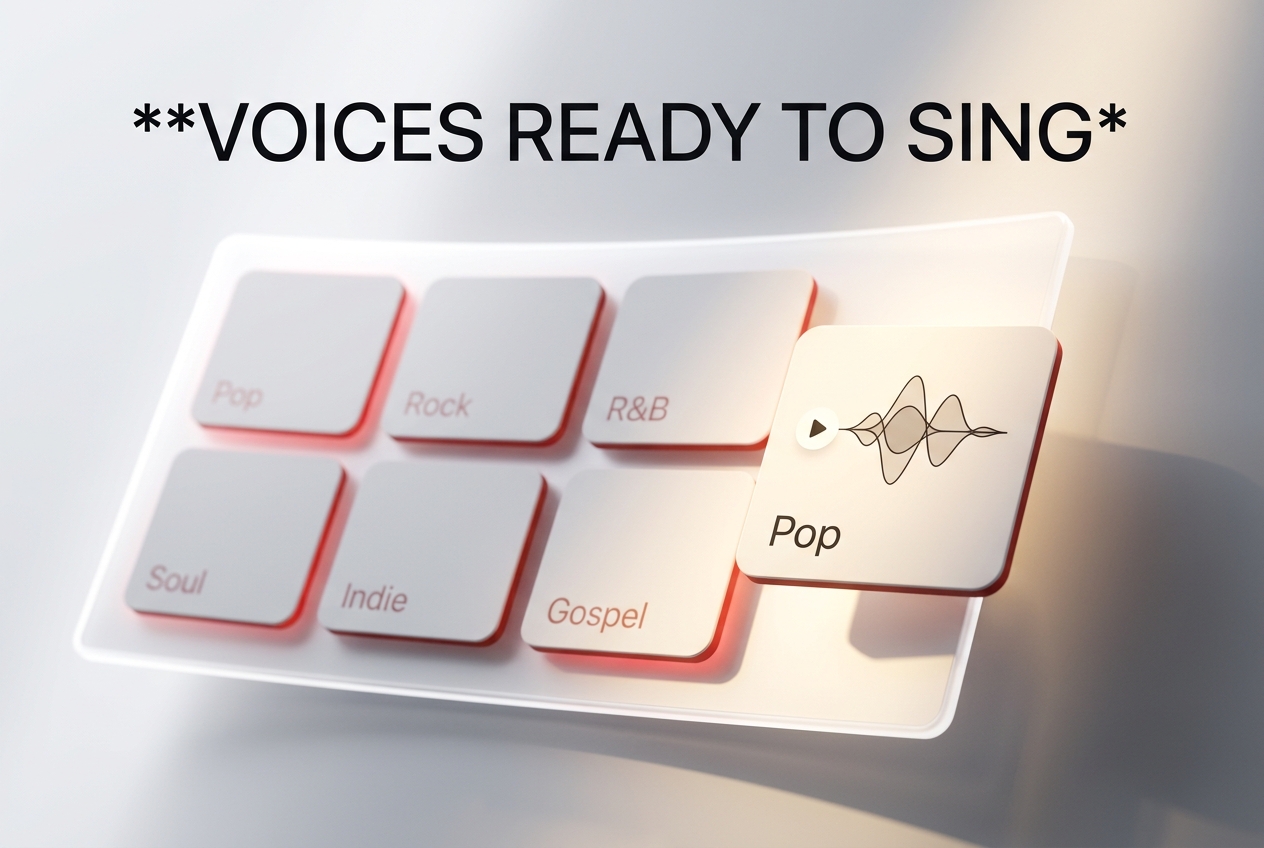 Preset singing voice library