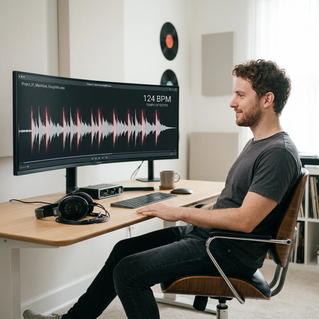 Detecting BPM from audio waveform