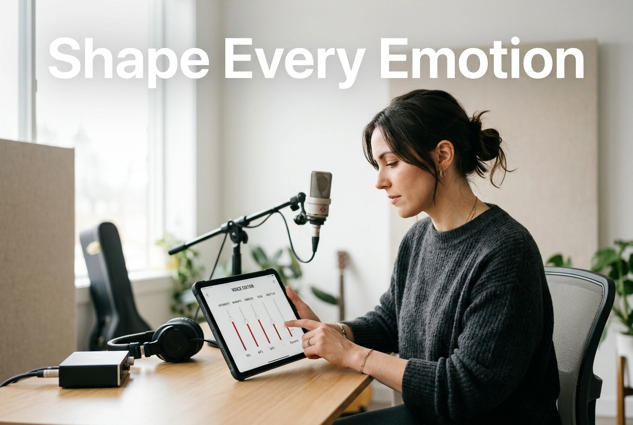 Emotion control settings panel