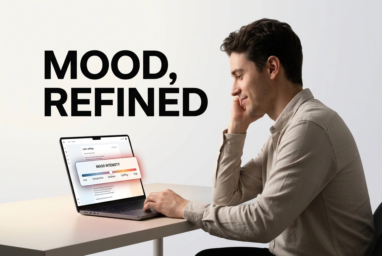 Mood and emotion control options