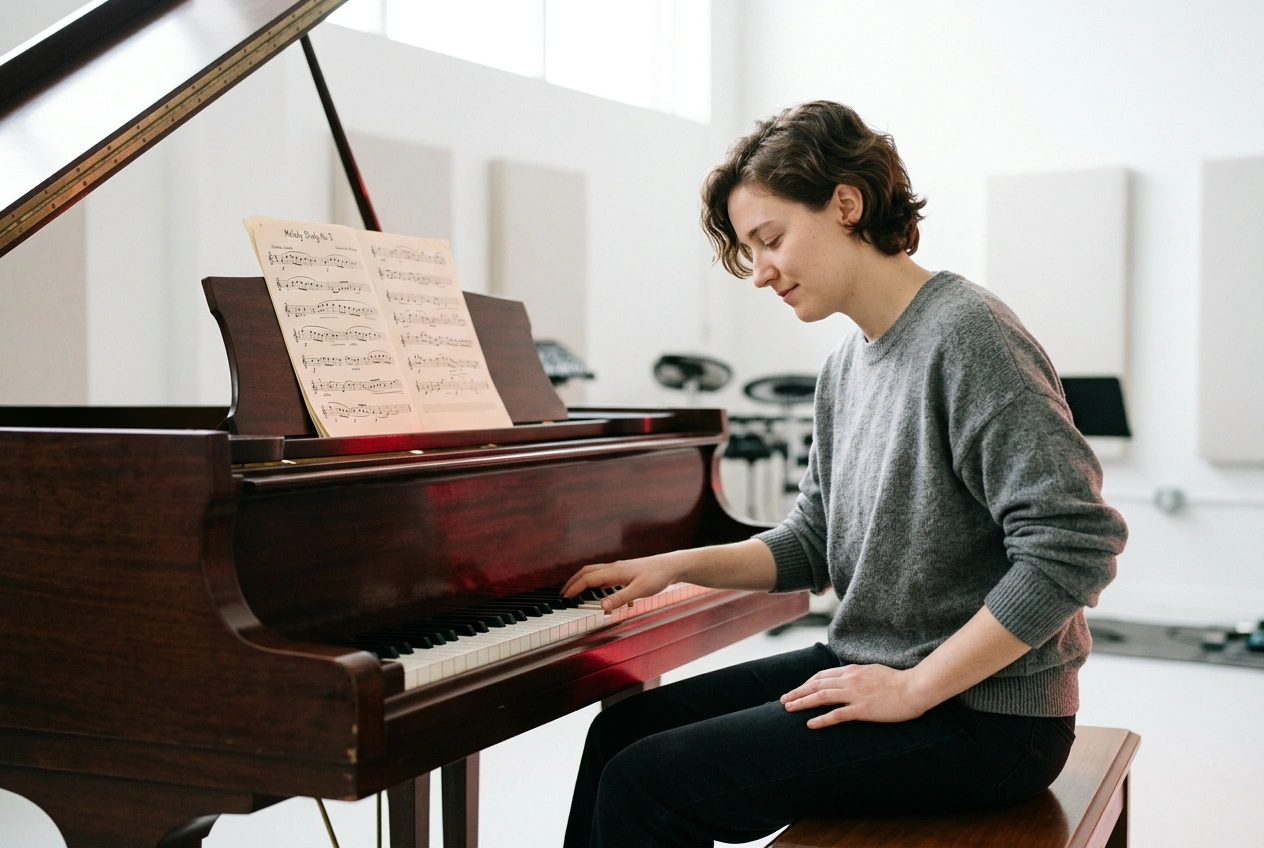 Chord progression suggestions with audio preview